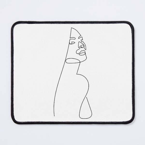 Item preview, Beautiful with long hair | One Line Drawing | One Line Art | Minimal | Minimalist designed and sold by One-Line-Artist.