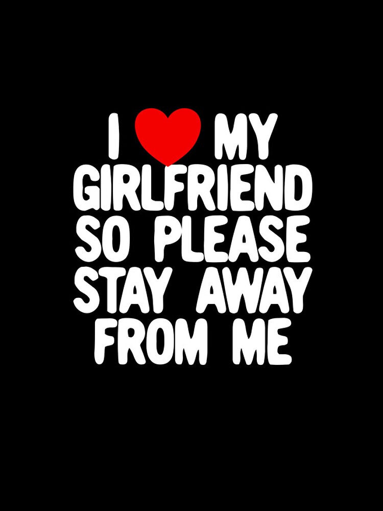 Imagen 4 de 4, Funda de iPhone con la obra I Love My Girlfriend So Please Stay Away From Me Gear, diseñada y vendida por DynamicDesign.