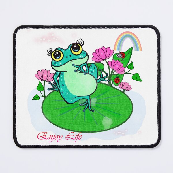 Item preview, Happy Frog - Enjoy life designed and sold by Shirley cute art .