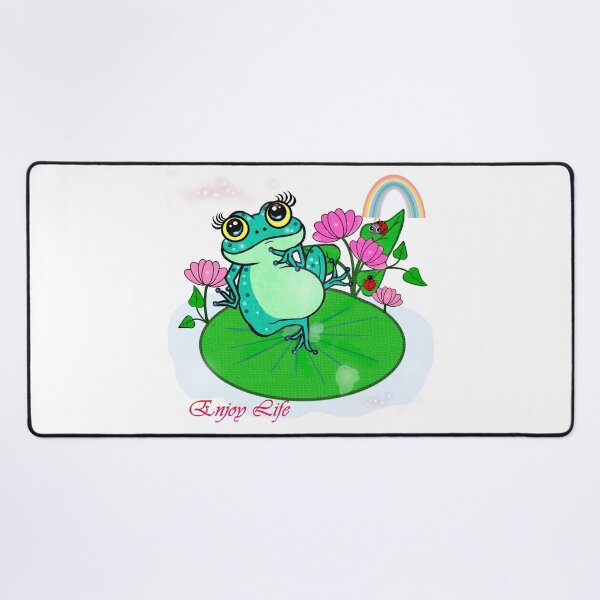 Item preview, Happy Frog - Enjoy life designed and sold by Shirley cute art .