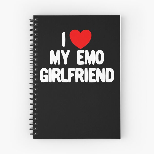 Item preview, I Love My Emo Girlfriend Red Heart I Love My Emo Girlfriend Gear designed and sold by DynamicDesign.