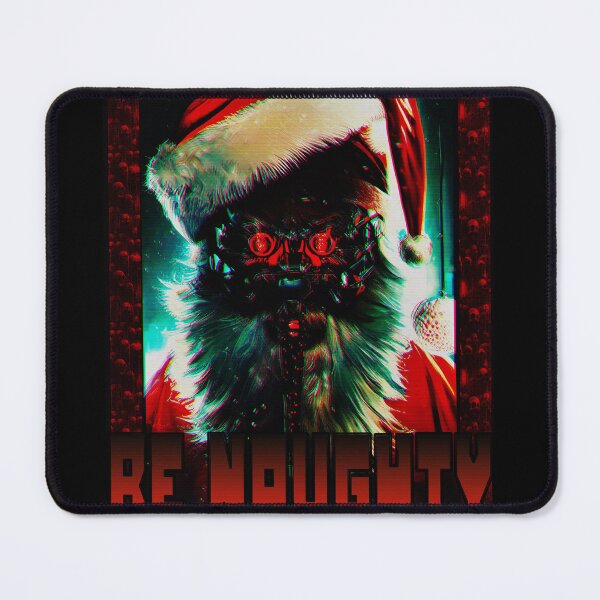 Item preview, Cyberpunk Santa - Evil Santa - For Creepmas and Gothmas designed and sold by RabbitLair.