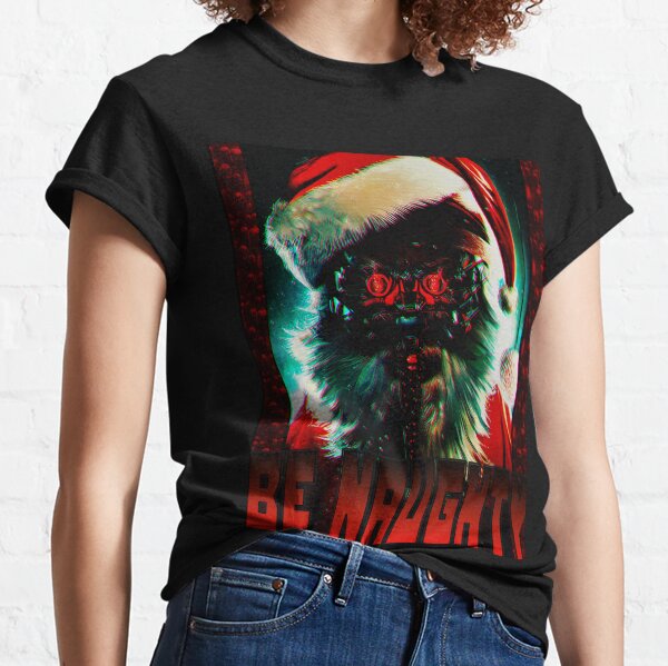 Cyberpunk Santa - Evil Santa - For Creepmas and Gothmas Classic T-Shirt