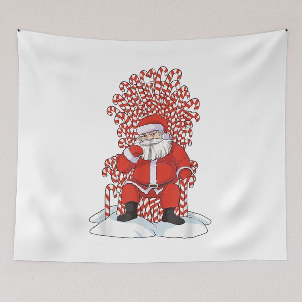 Item preview, Santa Claus set on a candy throne designed and sold by bemenmaher.