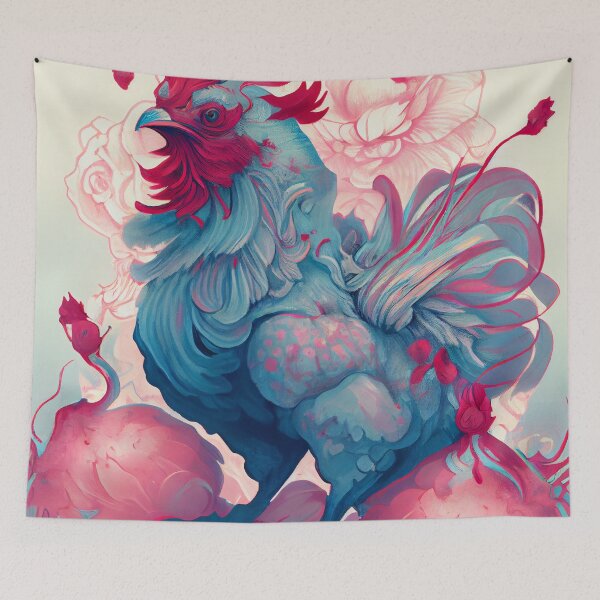 Aperçu de l'œuvre Chicken Spirit Animal 3 créée et vendue par MadeByHaresShop.