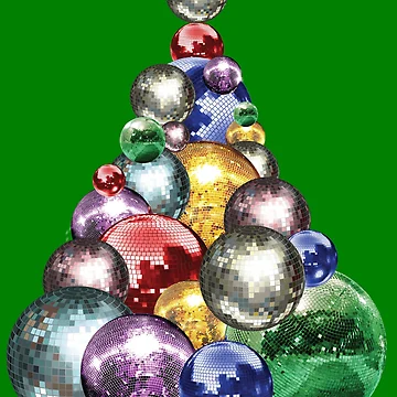 Vorschaubild zum Design Disco Christmas Tree Disco Balls Disco Lover Disco Christmas Gear von DynamicDesign