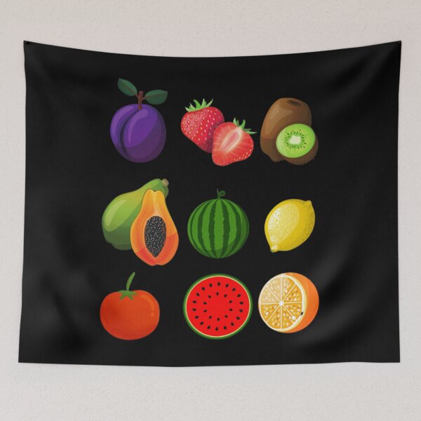 Item preview, juicyfruitsnacks s fruit fruitface    designed and sold by WhiteCloudAnd.