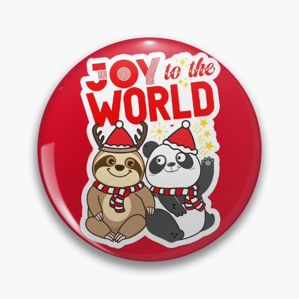 Item preview, Sloth Panda - Joy to the World designed and sold by plushism.