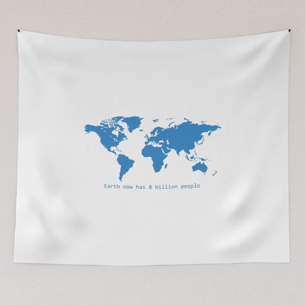 Item preview, Earth now has 8 billions people designed and sold by Nature  Design's.