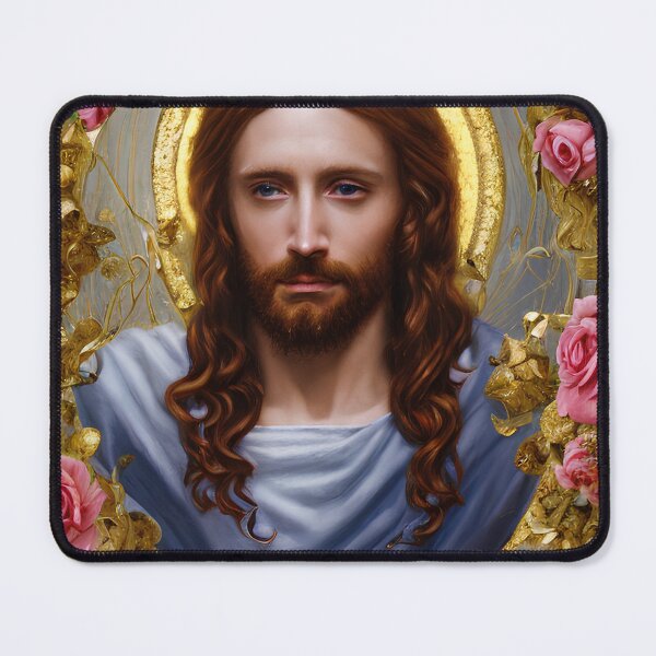 Item preview, Jesus in Roses designed and sold by Tau Tia L Douglass.