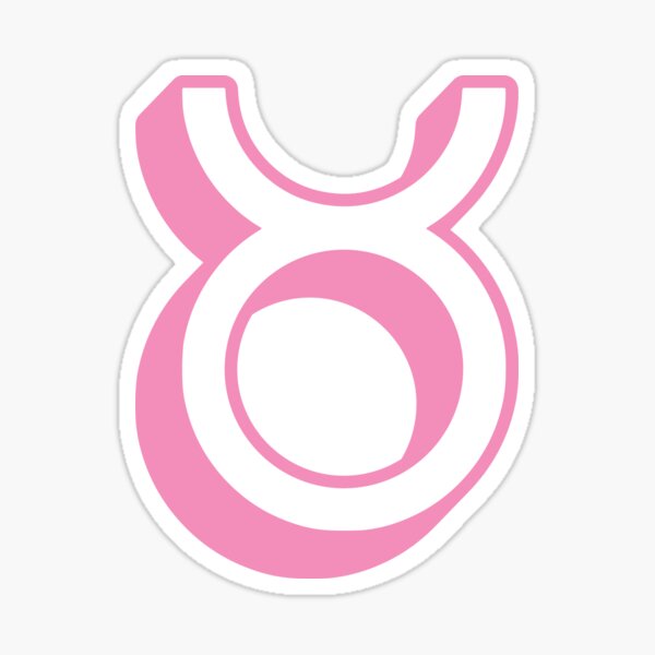 Item preview, Taurus Symbol Pink 3D designed and sold by OldDannyBrown.