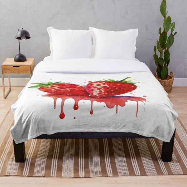 Item preview, Strawberries Watercolour Painting  designed and sold by RayFineArt.