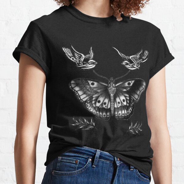 Harry Styles Butterfly Tattoo TShirts for Sale  Redbubble