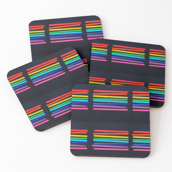 Item preview, Colored lines dark background designed and sold by Tervezek.