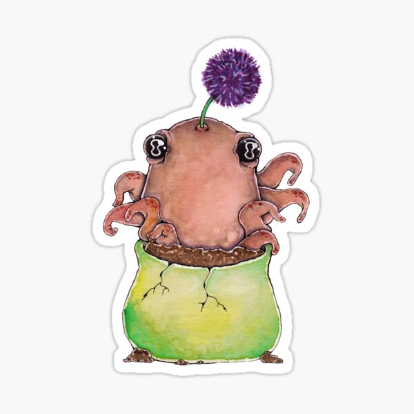 Flower Octopus Sticker