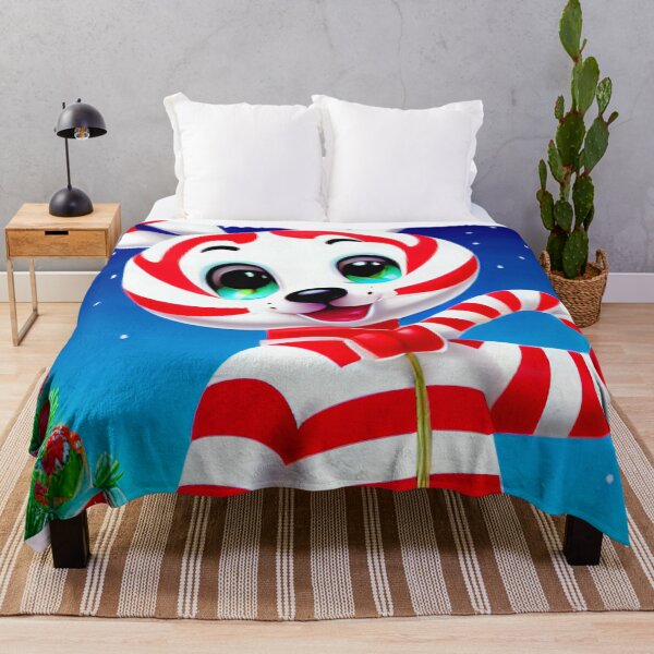 Item preview, Funny Christmas Candy Cane Bear designed and sold by LuliandFriends.