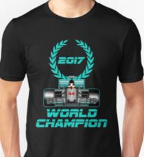 Lewis Hamilton F1 2017 World Champion Unisex T-Shirt