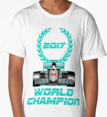 Lewis Hamilton F1 2017 World Champion Long T-Shirt