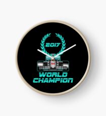 Lewis Hamilton F1 2017 World Champion Clock