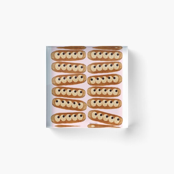 Item preview, Eclair pile art- Sweet tooth Christmas art  designed and sold by Noodle Nerd.