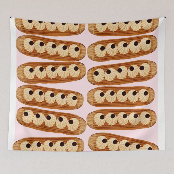 Item preview, Eclair pile art- Sweet tooth Christmas art  designed and sold by Noodle Nerd.