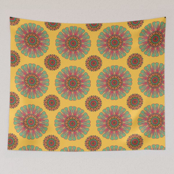 Item preview, Colorful Traditional Vintage Mandala Pattern designed and sold by patternologyy.