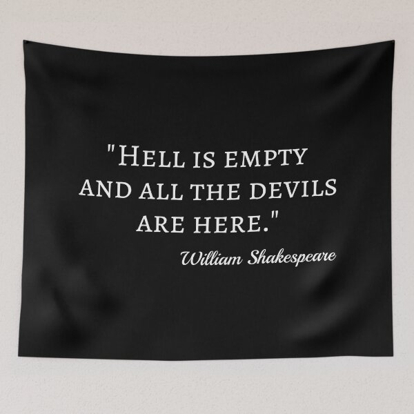 Item preview, Shakespeare Quote - All The Devils Are Here I designed and sold by Lemon Pepper.
