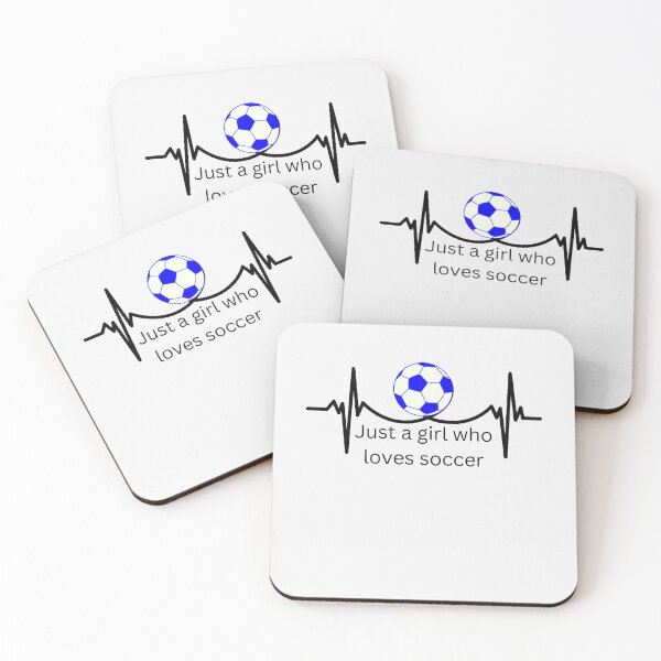 Item preview,  JUST A GIRL WHO LOVES SOCCER ,LOVE HEART designed and sold by Sharon111.