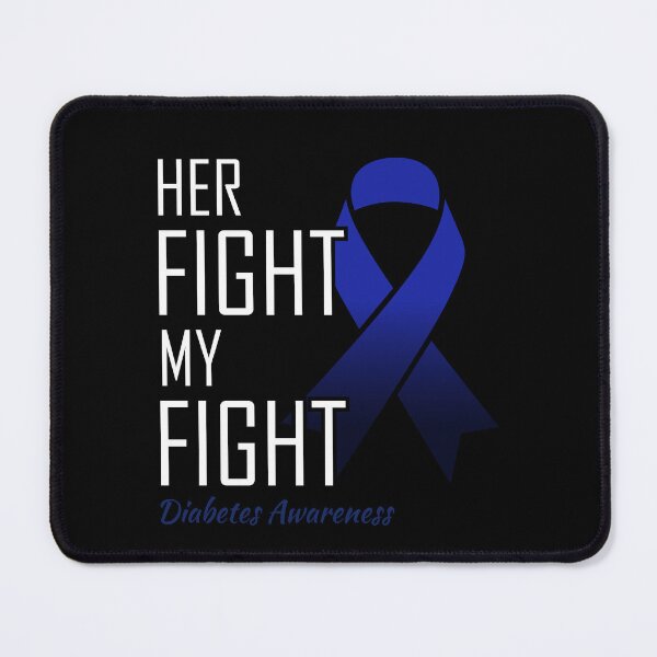 Item preview, Her Fight Is My Fight Diabetes Awareness designed and sold by OUSSART ⭐⭐⭐⭐⭐.