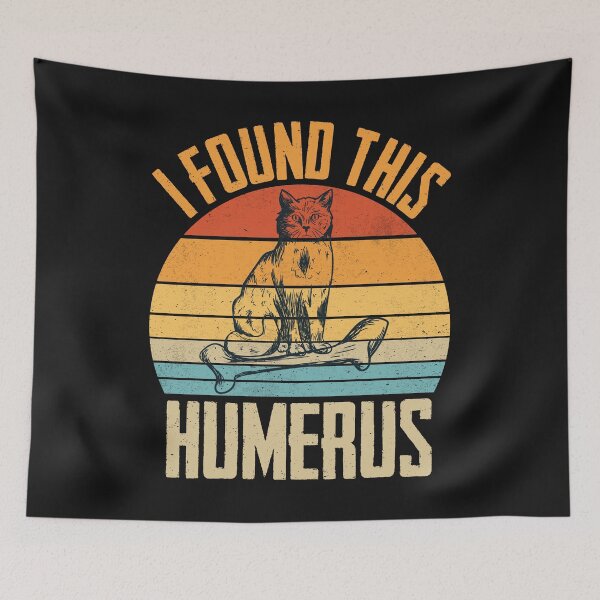 Item preview, I Found this Humerus Cat Design Orange Letters designed and sold by RepublicOfFire.