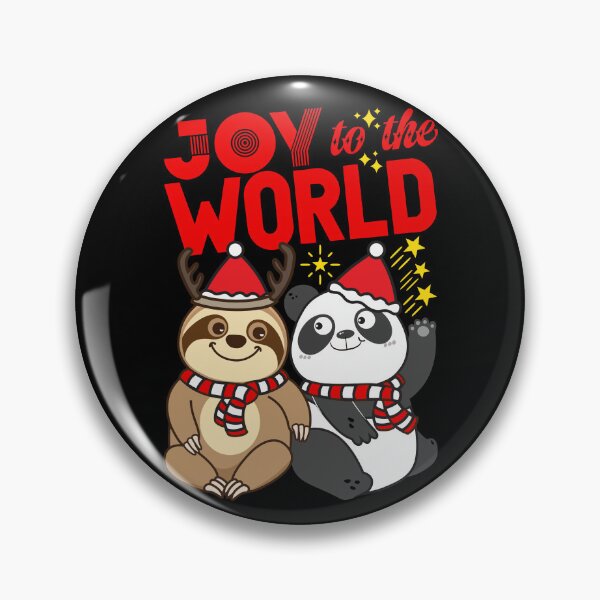 Item preview, Sloth Panda - Joy to the World designed and sold by plushism.
