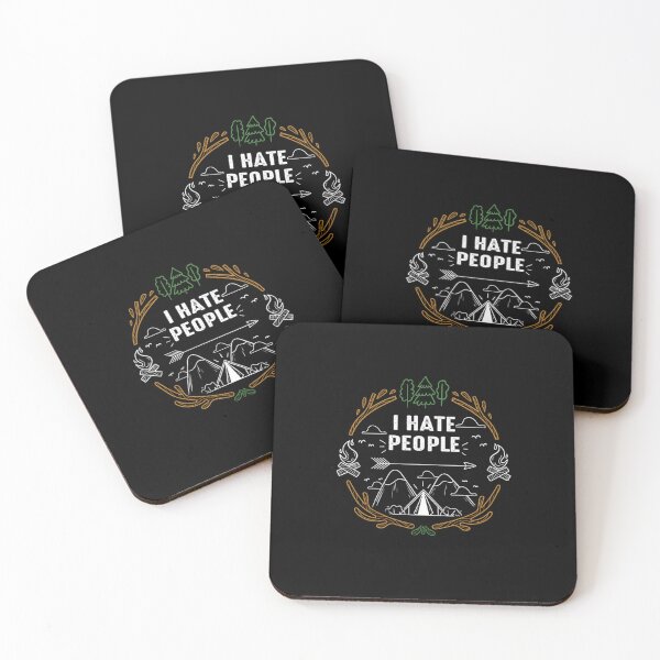 Item preview, mountaineering hiking hikers campers gift love camping i hate people designed and sold by Jeneferlaurane.