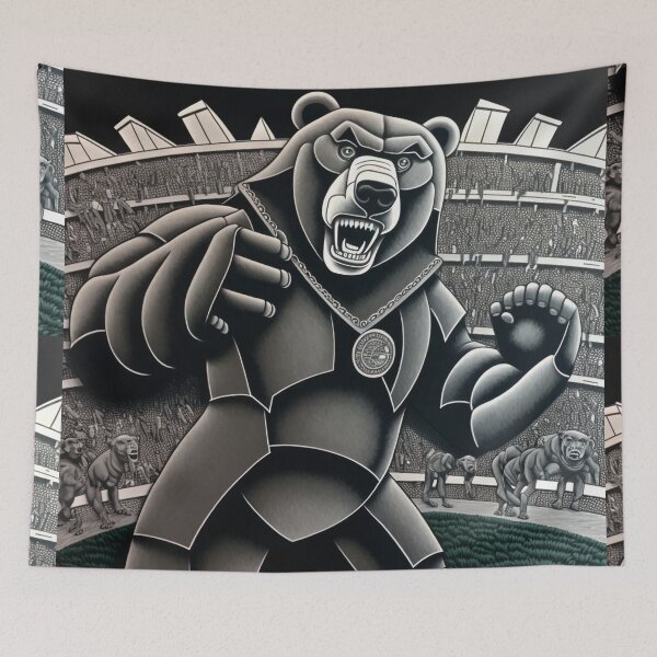 Item preview, HEAVY METAL BEAR Midjourney AI Artwork designed and sold by davidjulie.
