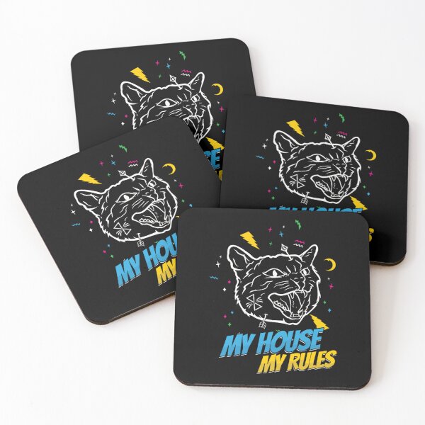 Item preview, my house my rules cat pet owner lover animal designed and sold by Jeneferlaurane.