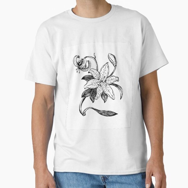One simple lily flowers Classic T-Shirt
