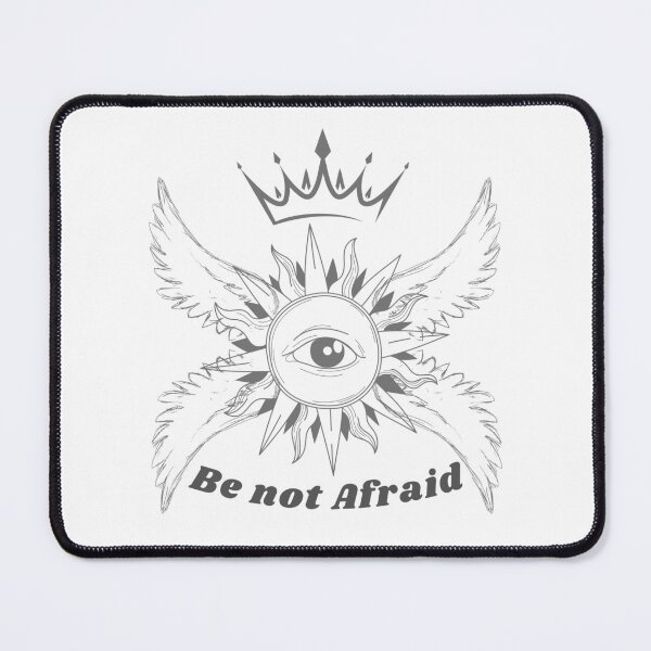 Item preview, Be Not Afraid - Angel Eye with Wings - Black Text designed and sold by Itis-Whatitis.
