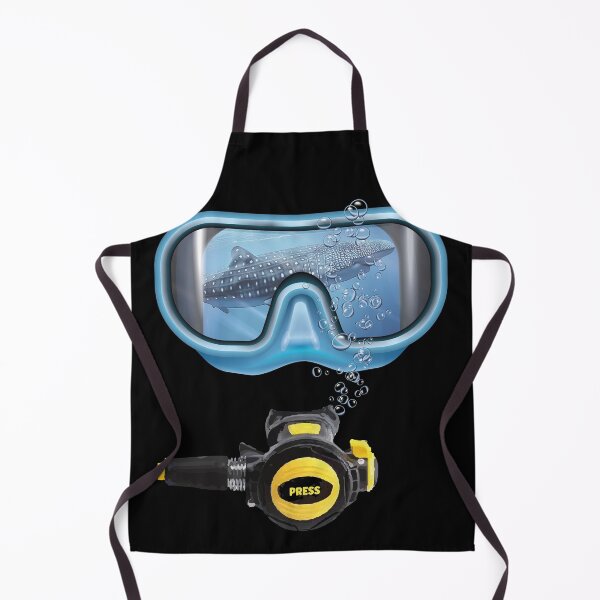 Item preview, Whale Shark - Diving - Mask and Regulator - Design for Divers designed and sold by divesimplydive.