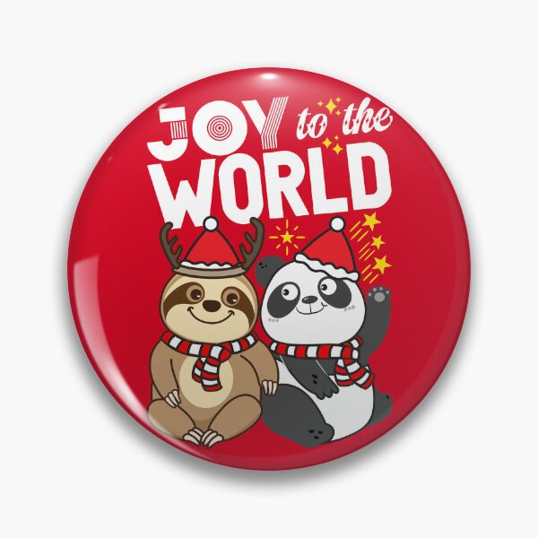 Item preview, Sloth Panda - Joy to the World designed and sold by plushism.