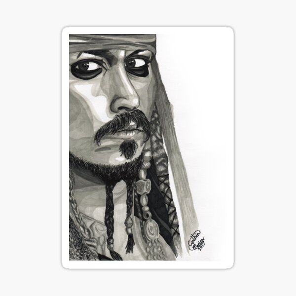 Captain Jack Sparrow Sticker