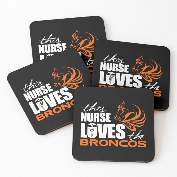 Item preview, nurse loves the broncos  designed and sold by Jeneferlaurane.