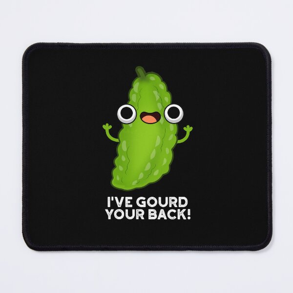 Item preview, I've Gourd Your Back Funny Veggie Puns (Dark BG) designed and sold by punnybone.