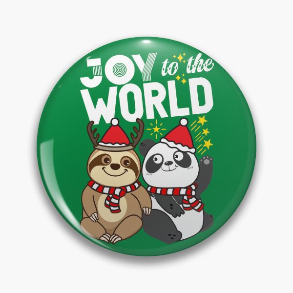 Item preview, Sloth Panda - Joy to the World designed and sold by plushism.