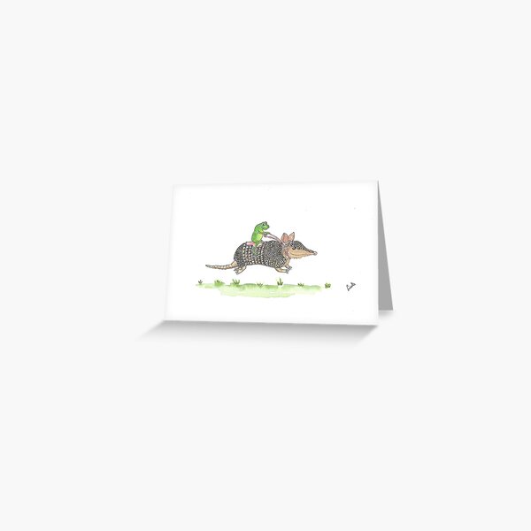 Item preview, The great frog and armadillo race designed and sold by GiselleSellier.