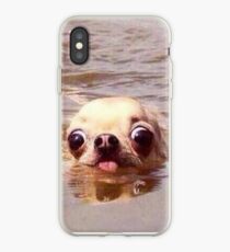 Swimming dog iPhone Case