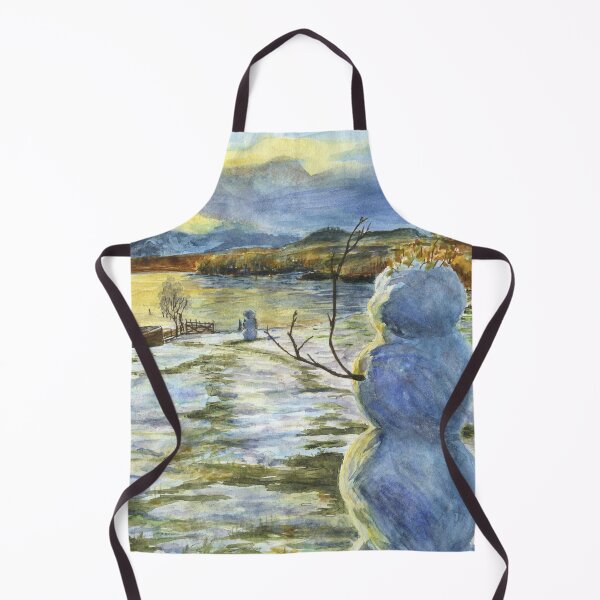 Item preview, The Lonely Snowman looks across Derwentwater in the Lake District designed and sold by LymphomaLass.