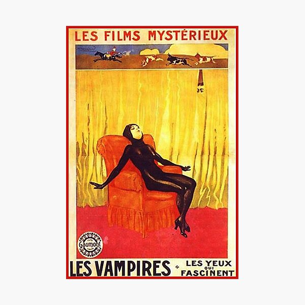 HD Vampires - 1917 Silent Film Photographic Print