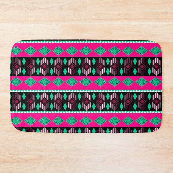 Item preview, pink Colorful Aztec, Mexican, Ukrainian watercolor flat design. iPhone or Samsung Phone Case Cover designed and sold by RoManSmArt.