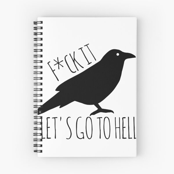 Artikelvorschau, Matthew the Raven - Let's go to hell (zensiert) entworfen und verkauft von SandhillStudios.