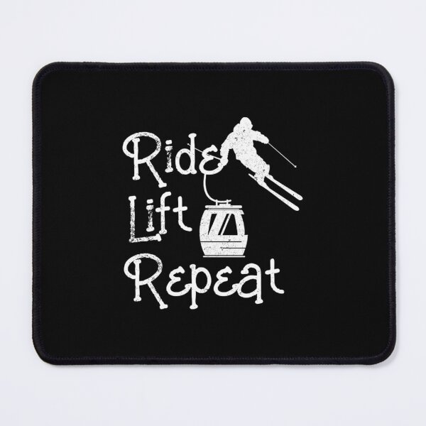 Item preview, ride lift repeat skiing winter sports designed and sold by Jeneferlaurane.