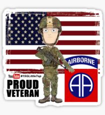 82nd Airborne Division - Proud Veteran Sticker